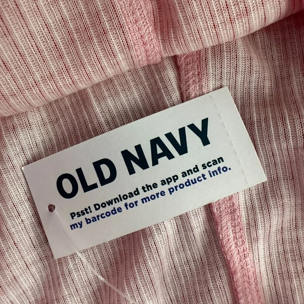 New Old Navy Girls XL 2 Piece Set Short Sleeve Top Shorts Pink Orange Dip Dye